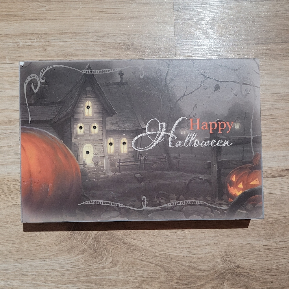 Happy Halloween Canvas Wall Sign